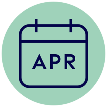 April month calendar icon