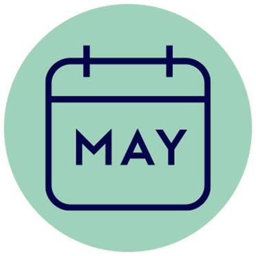 May month calendar icon