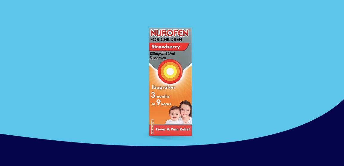 Head wrap and pain relief caplet boxes against a blue and teal background