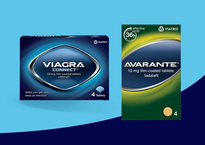 Green and blue product on a blue background